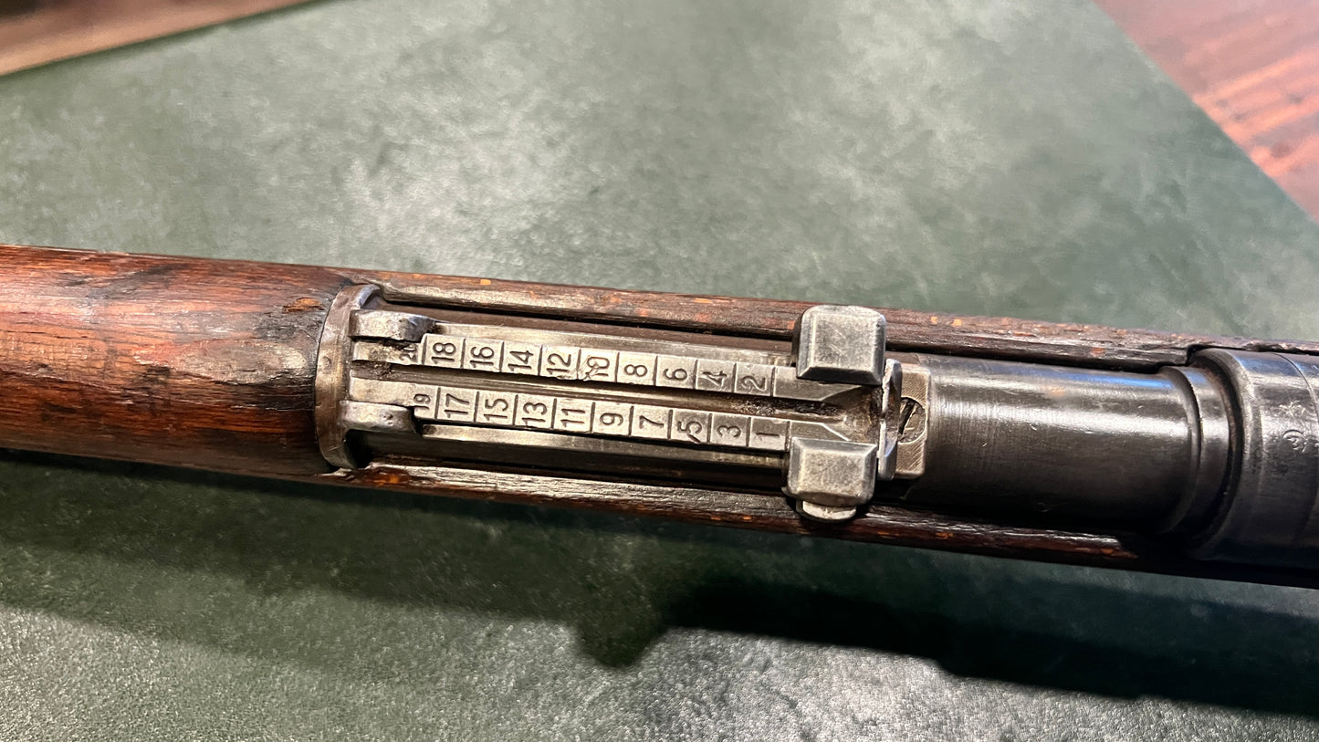 Mauser K98k dou 44 (Brno 1944) — 7,92 × 57 mm — Canon puissant