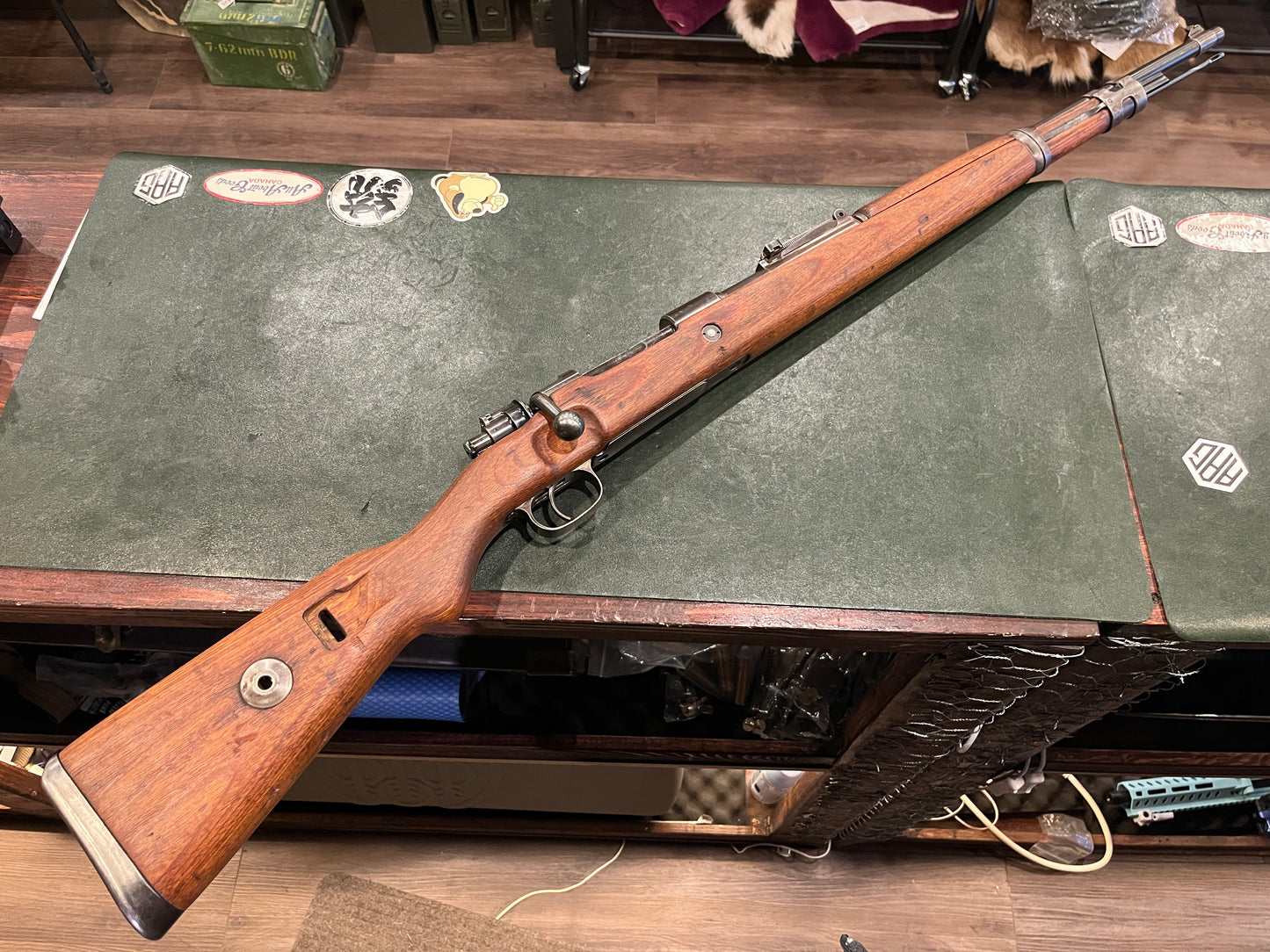Mauser K98k allemand – bcd 1944 – Production de guerre – Culasse au même numéro