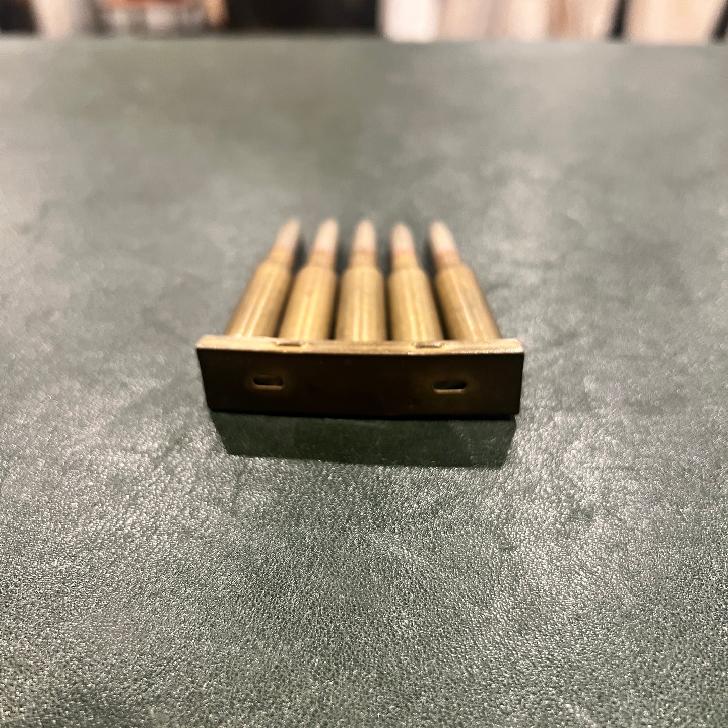 6.5×50 Type 38 (Arisaka) — Original Military Rifle Cartridges, 5-Round Stripper Clip