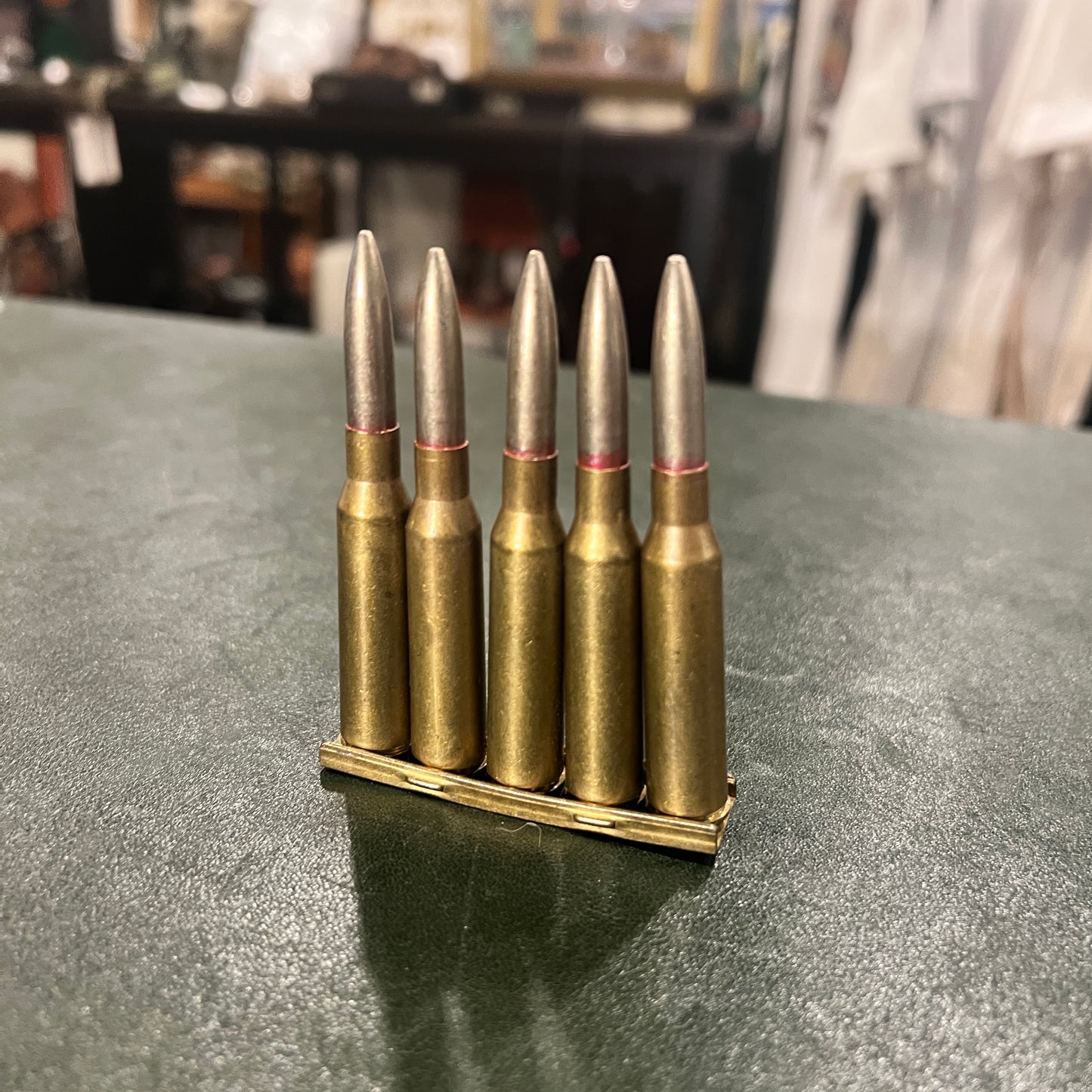 6.5×50 Type 38 (Arisaka) — Original Military Rifle Cartridges, 5-Round Stripper Clip