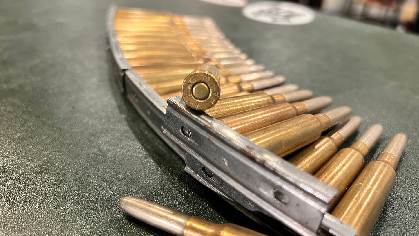 Era 6.5×55mm Swedish Mauser Surplus Ammo — 25 Rounds on Original 5-Round Clips