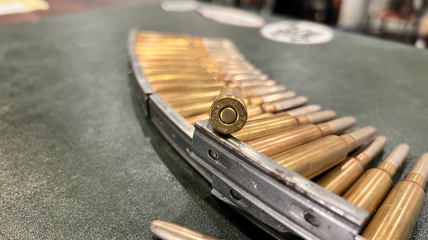 Era 6.5×55mm Swedish Mauser Surplus Ammo — 25 Rounds on Original 5-Round Clips