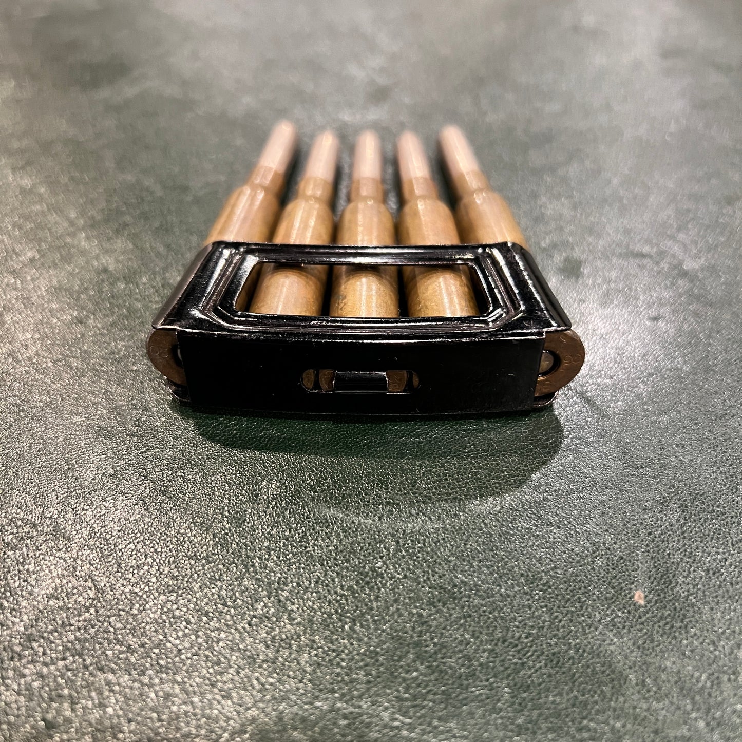 6.5×53mm Mannlicher (6.5×53R) — 5 Rounds with Original 1939 Dutch Military Clip (WWII Era)