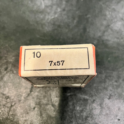 Unopened 7×57mm Ammo Box (10) — Považské Strojárne, Czechoslovakia — Cold War Export (c.1950s–1970s)