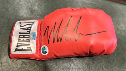 Mike Tyson Signed Everlast Red Boxing Glove (Certified Autographed Memorabilia)