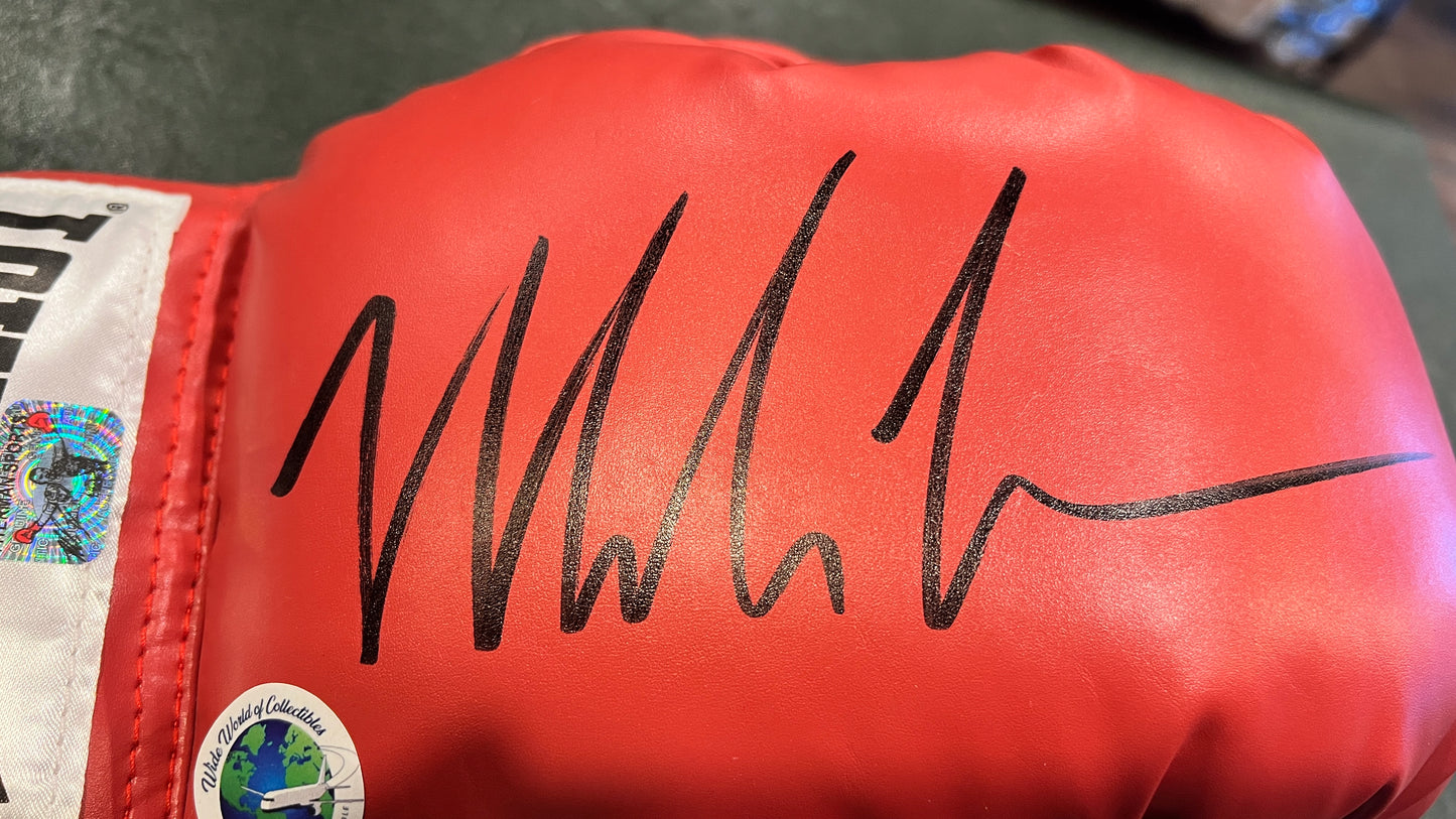 Mike Tyson Signed Everlast Red Boxing Glove (Certified Autographed Memorabilia)