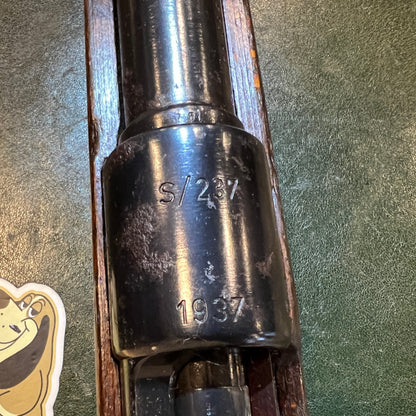 1937 S/237 German K98k Rifle 7.92x57mm – Major Matching Components – Czech Marked