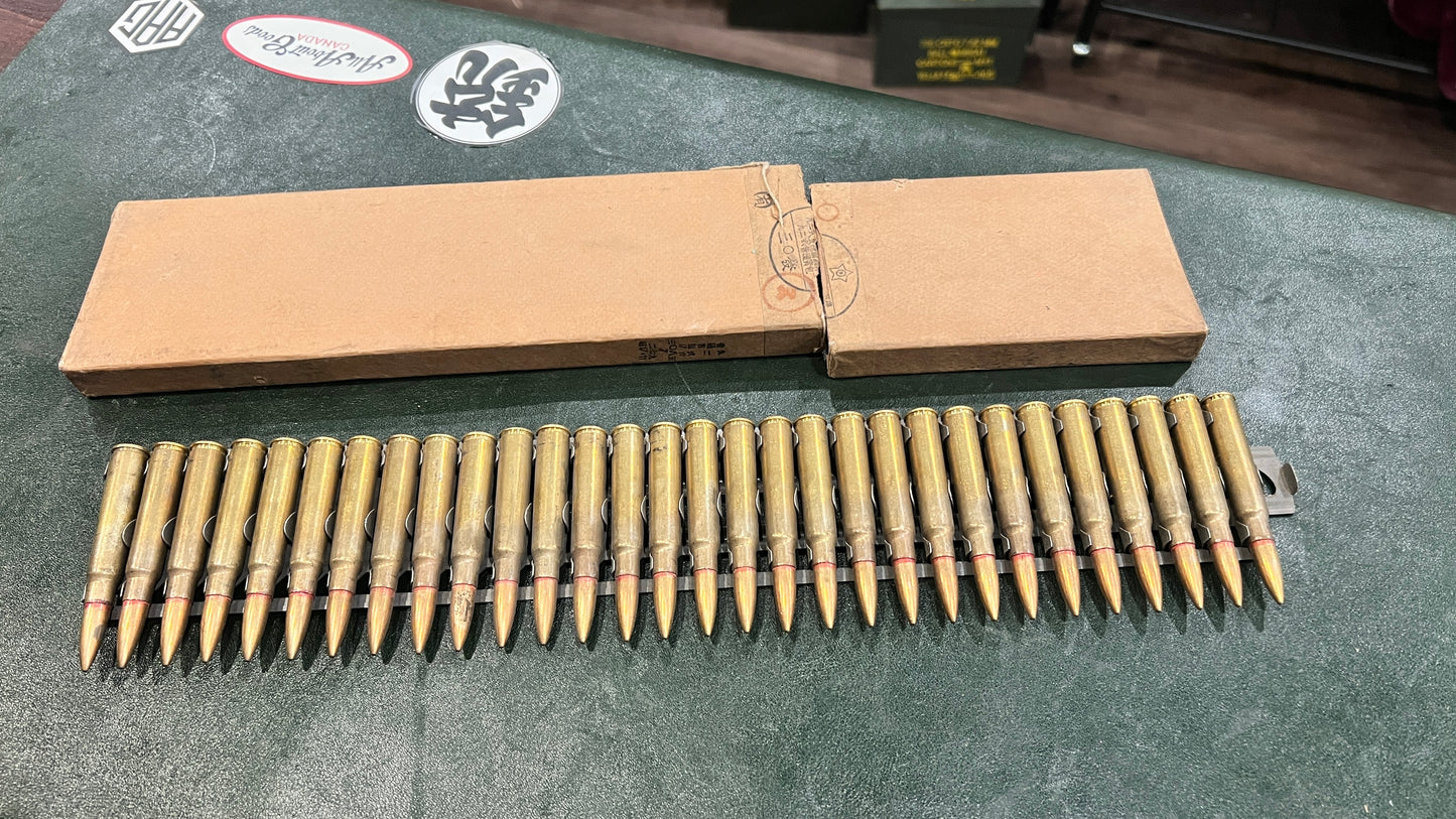 Japanese WWII Type 92 Heavy Machine Gun Ammunition (7.7×58mm Arisaka)