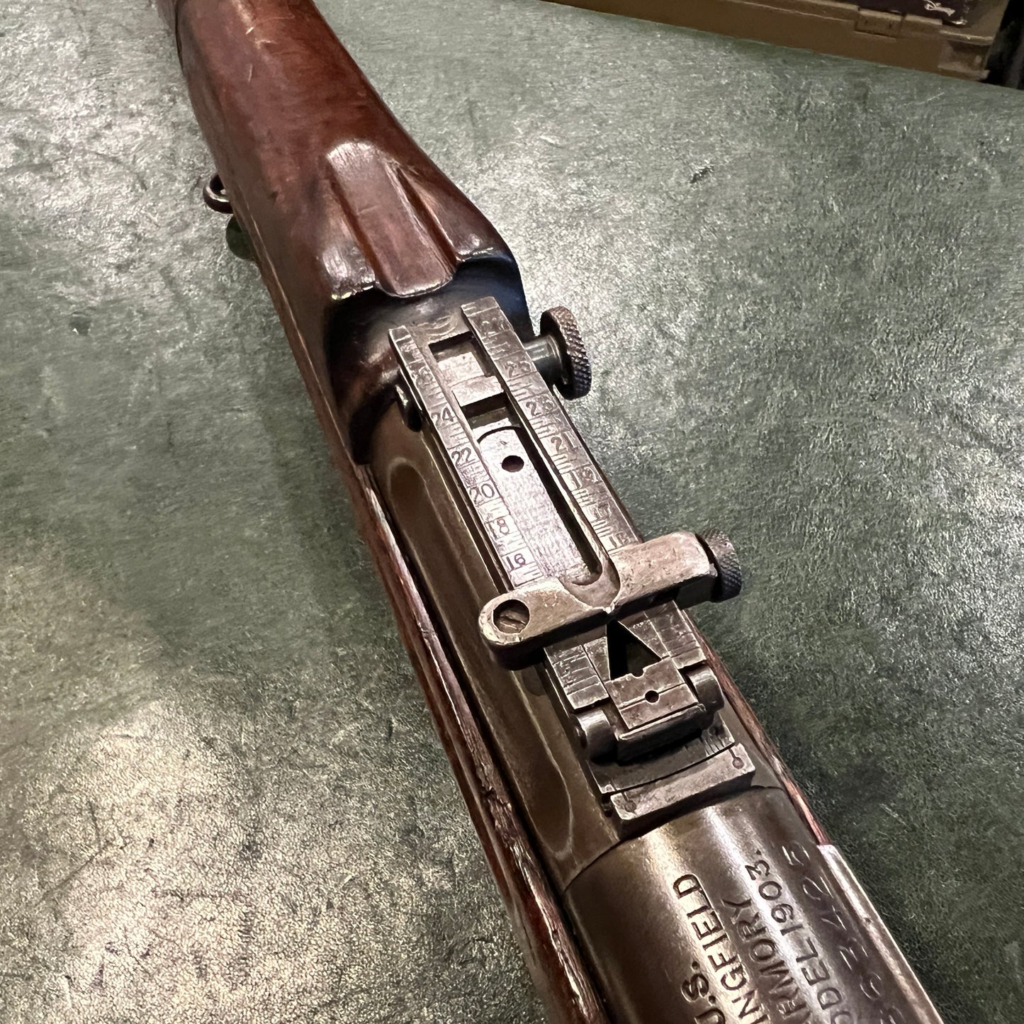 U.S. Springfield Armory Model 1903 – .30-06 – 1917 Receiver / SA 1-18 Barrel – WWI Grasping-Groove Stock – Likely Original WWI Configuration