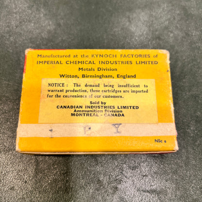 Kynoch 9mm Mauser Cartridges (Box of 10, Circa 1950s–1960s)