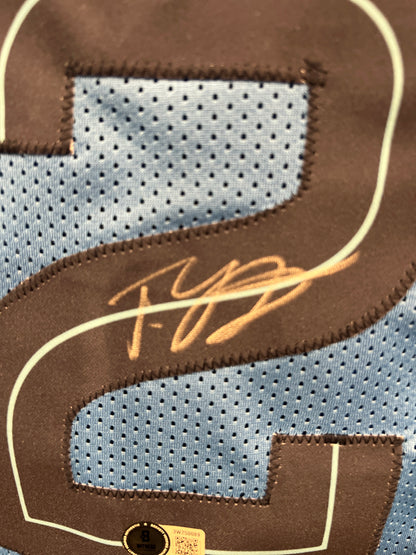 Ty Jerome Signed Memphis Grizzlies Basketball Jersey (Beckett Witness Certified)