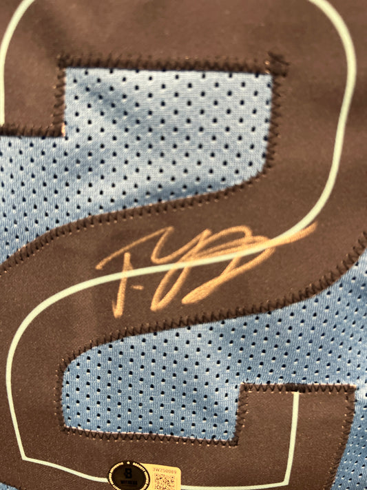 Ty Jerome Signed Memphis Grizzlies Basketball Jersey (Beckett Witness Certified)