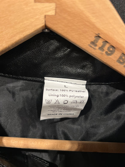 RON PEARLMAN SIGNED "SONS OF ANARCHY"  PU VEST