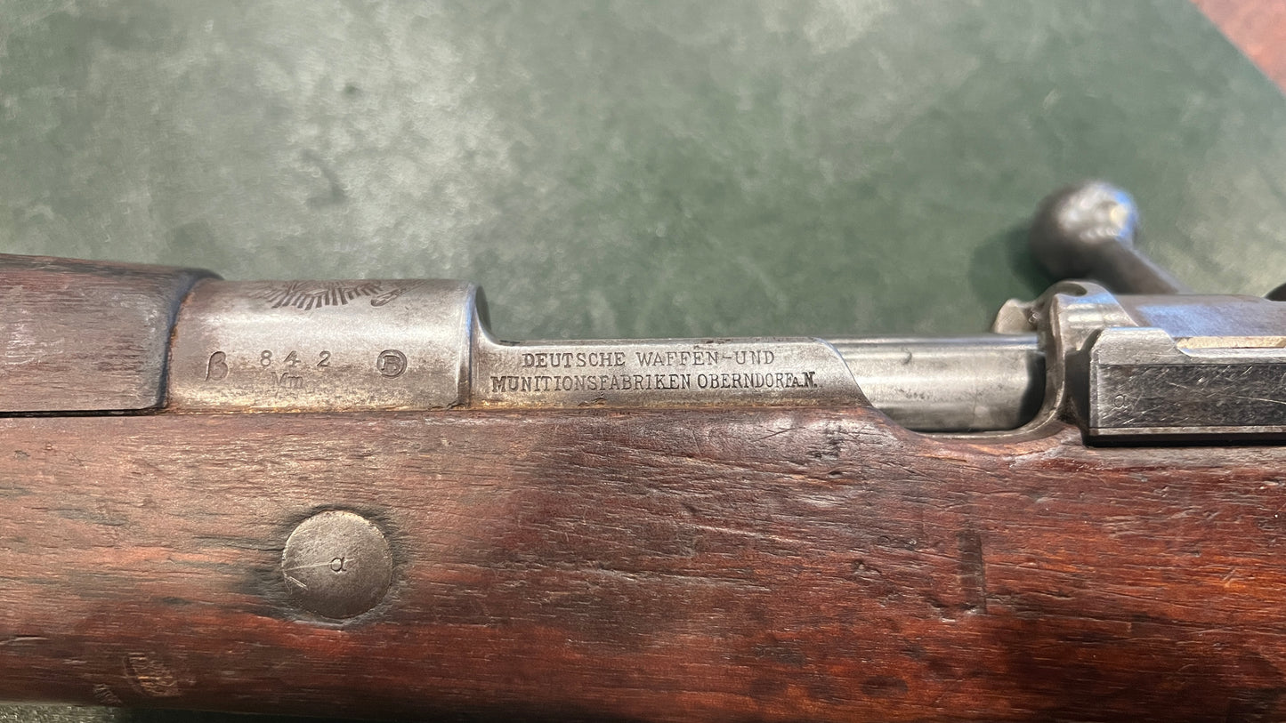 DWM Brazilian Contract Model 1908 Mauser – All Matching Numbers 7mm Mauser