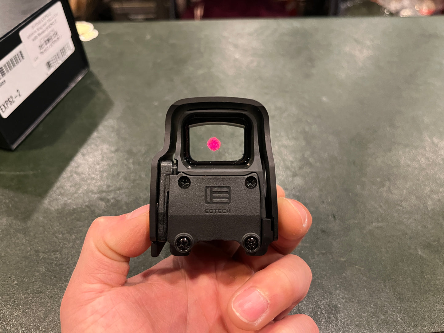 EOTech EXPS2-2 Holographic Sight – 68 MOA Ring & Dual Dot Reticle – Like New in Box