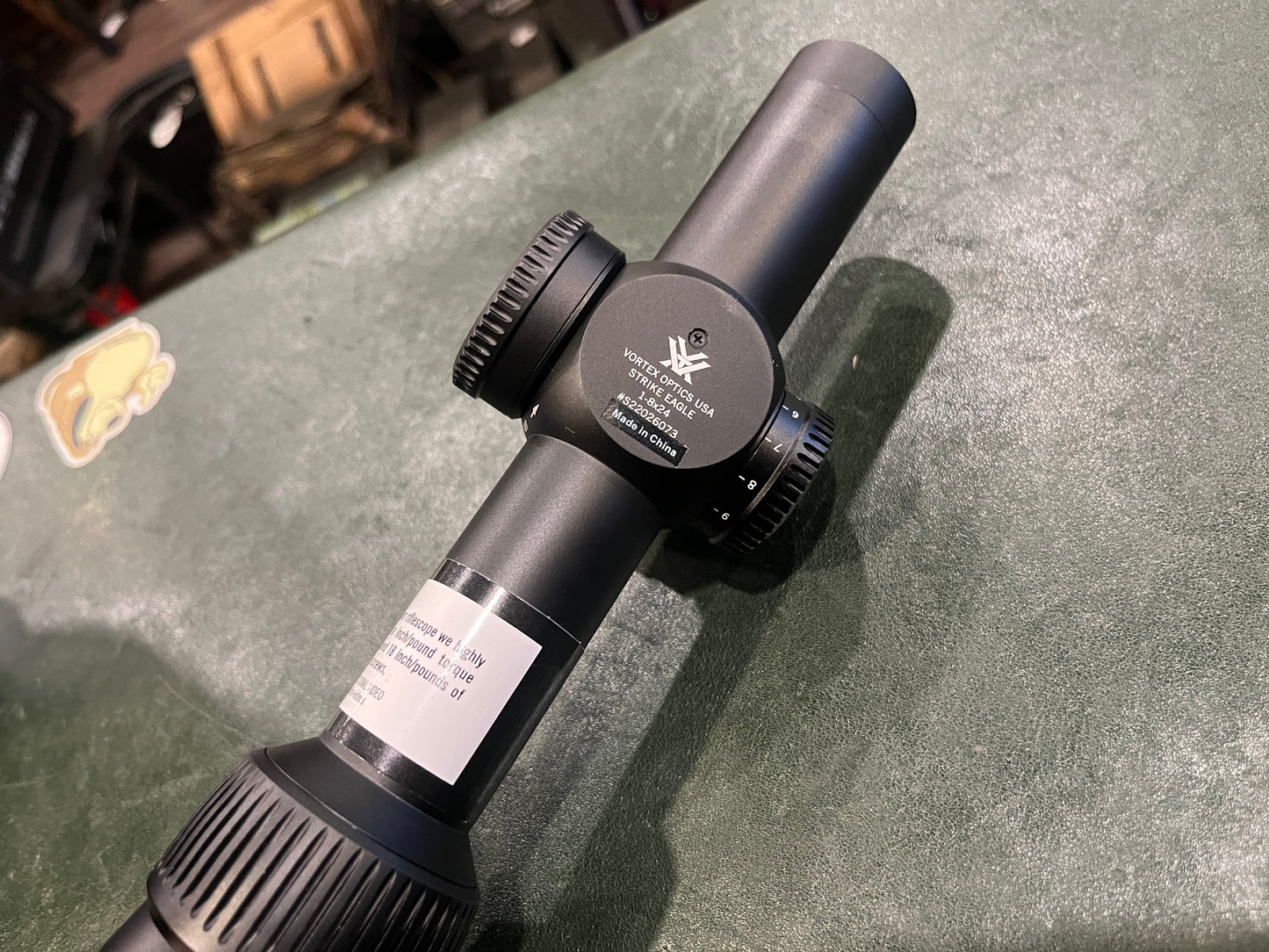 Vortex Strike Eagle 1-8×24 FFP Riflescope – LPVO – Never Used – Includes Original Box & Vortex 30mm Rings