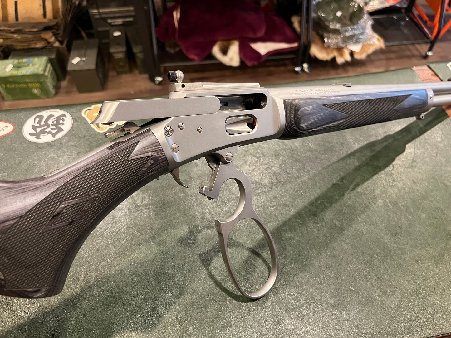 Marlin 1894 SBL / Skinner Trapper Lever Action Rifle – .44 Rem Mag – 16" Barrel – Original Box – Near New Condition