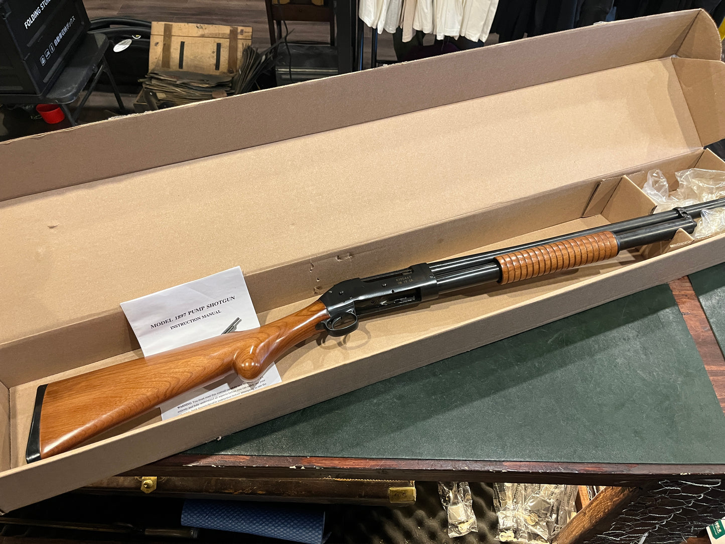 Norinco 1897 Trench Gun Pump-Action Shotgun – 12 Gauge – Original Box – Unfired Condition