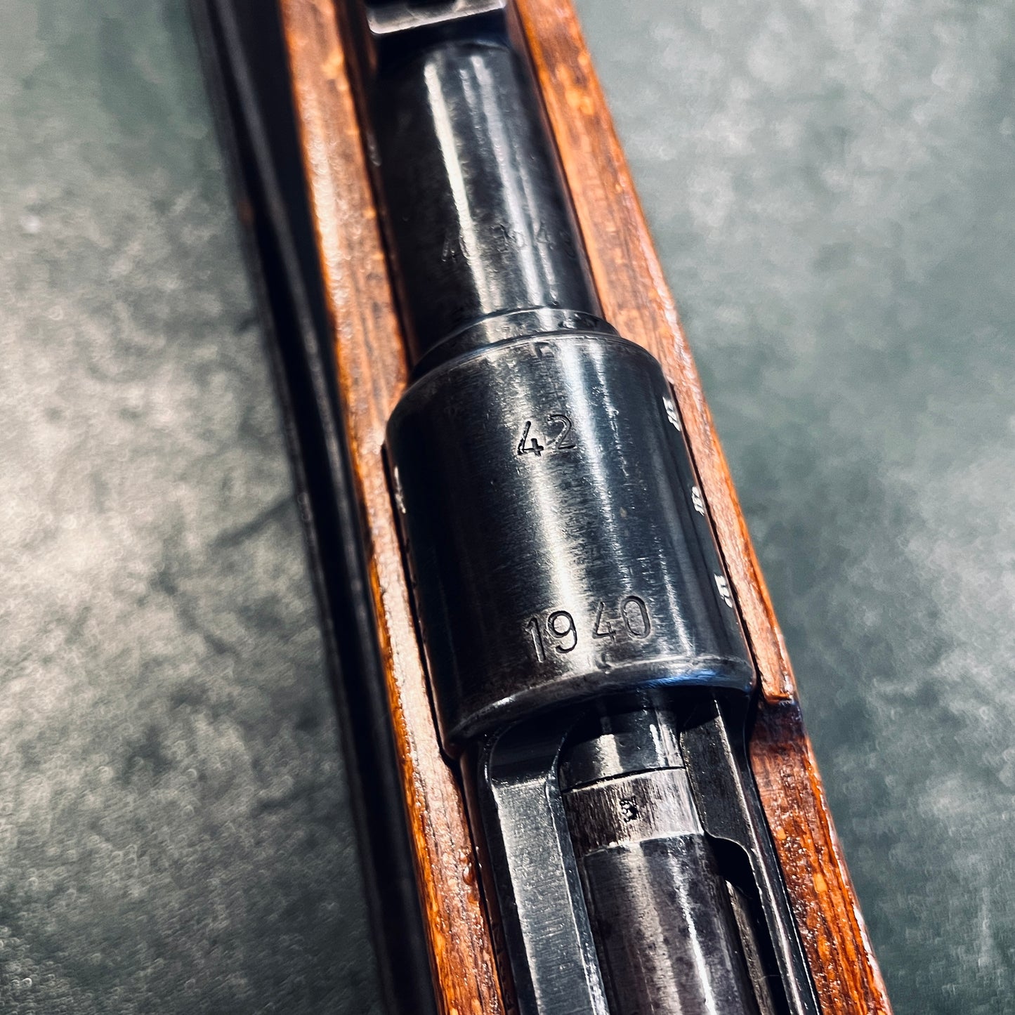 Mauser Oberndorf K98k (Code 42, 1940) – 100% Matching, WaA655 Marked, Original WWII Sling