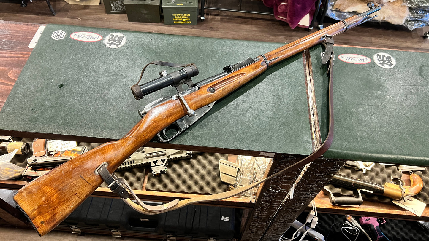 Mosin-Nagant M91/30 PU Sniper Rifle — 1943 Izhevsk Arsenal, Cal. 7.62×54R.