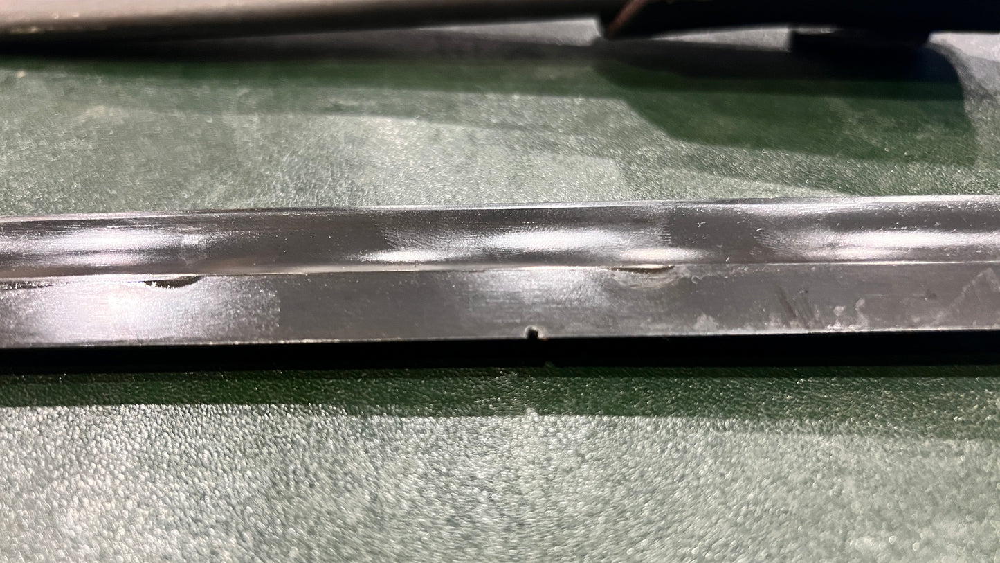 German WWII K98k Bayonet (S84/98 III pattern),  Carl Eickhorn, Solingen, matching bayonet and scabbard