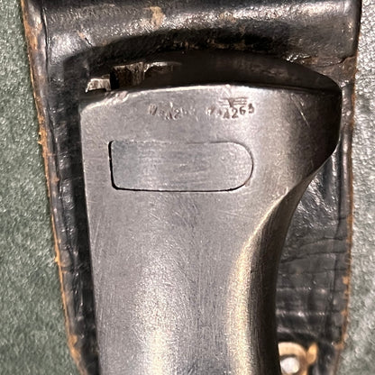 German WWII K98k Bayonet (S84/98 III pattern),  Carl Eickhorn, Solingen, matching bayonet and scabbard