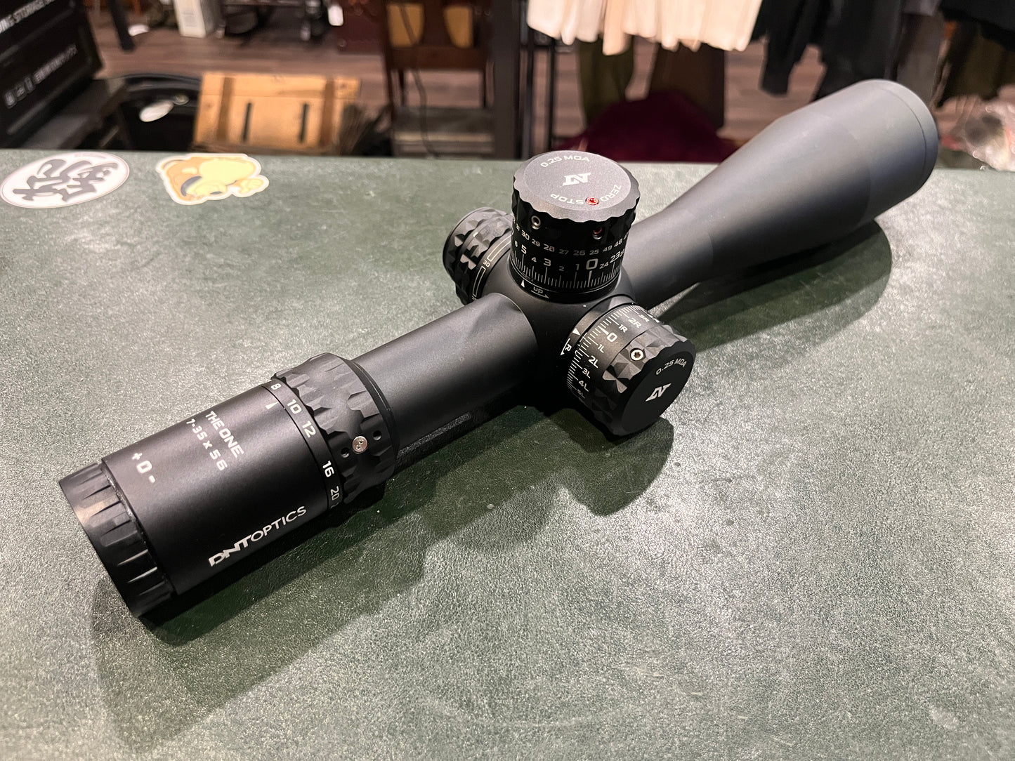 DNT Optics “THE ONE” 7-35x56 FFP Riflescope w/ Nightforce Rings – Like New in Box