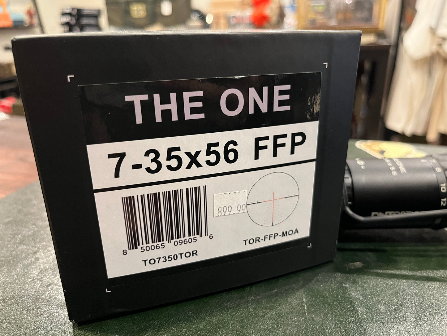 DNT Optics “THE ONE” 7-35x56 FFP Riflescope w/ Nightforce Rings – Like New in Box