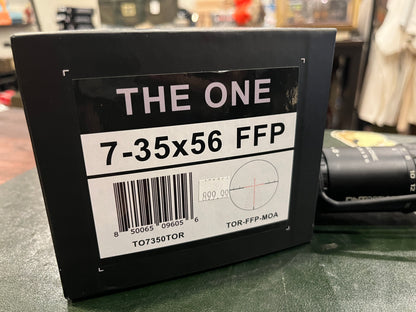DNT Optics “THE ONE” 7-35x56 FFP Riflescope w/ Nightforce Rings – Like New in Box