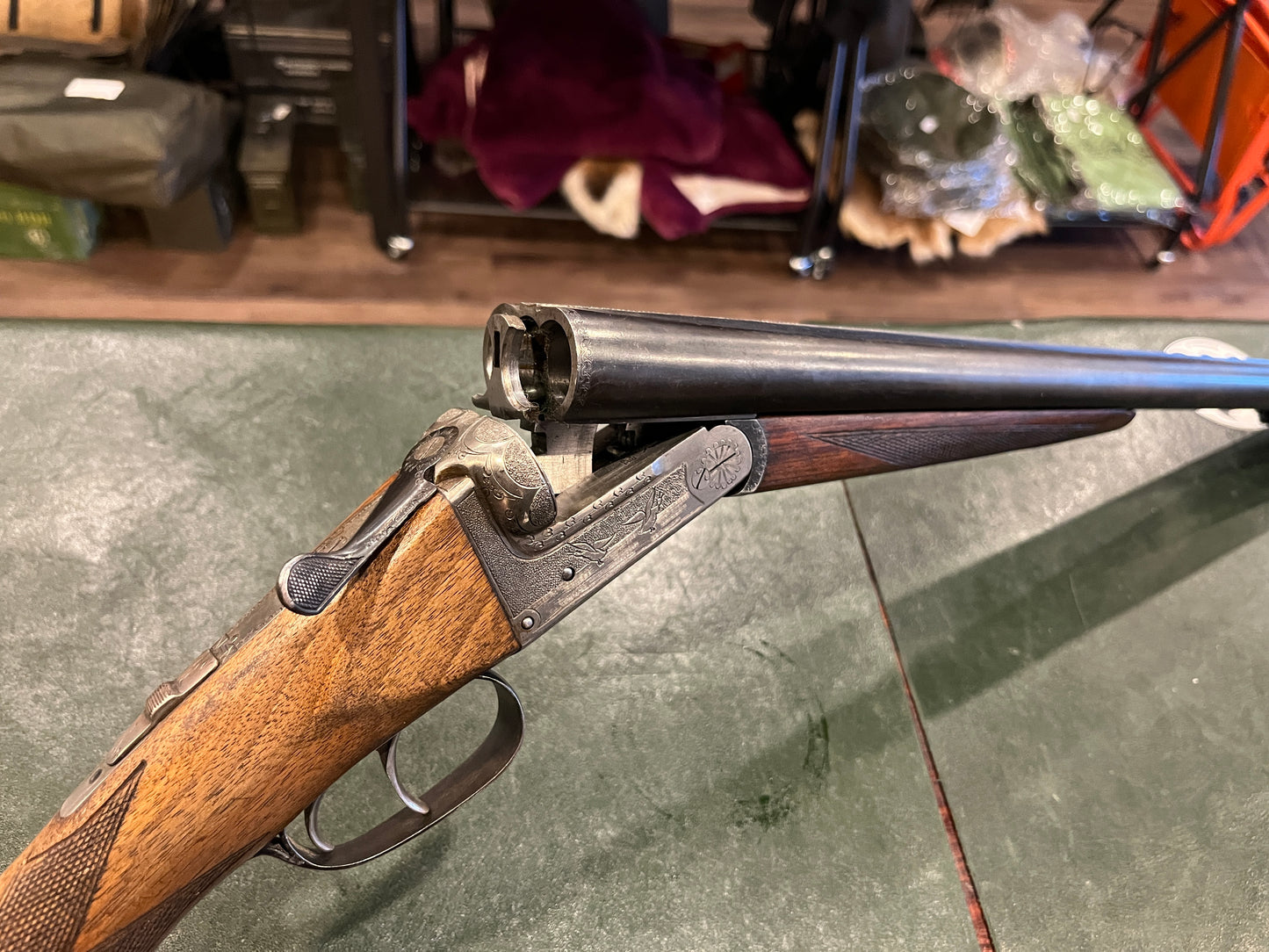 Spanish Side-by-Side Coach Gun – 12 Gauge – 20” Barrels – Double Trigger – Made in Spain