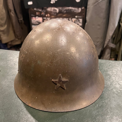 WW2 Imperial Japanese Army Type 90 Helmet — Showa 14 (1939), Matsushita Marked