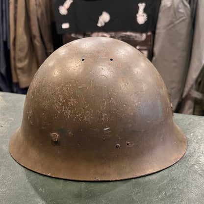 WW2 Imperial Japanese Army Type 90 Helmet — Showa 14 (1939), Matsushita Marked