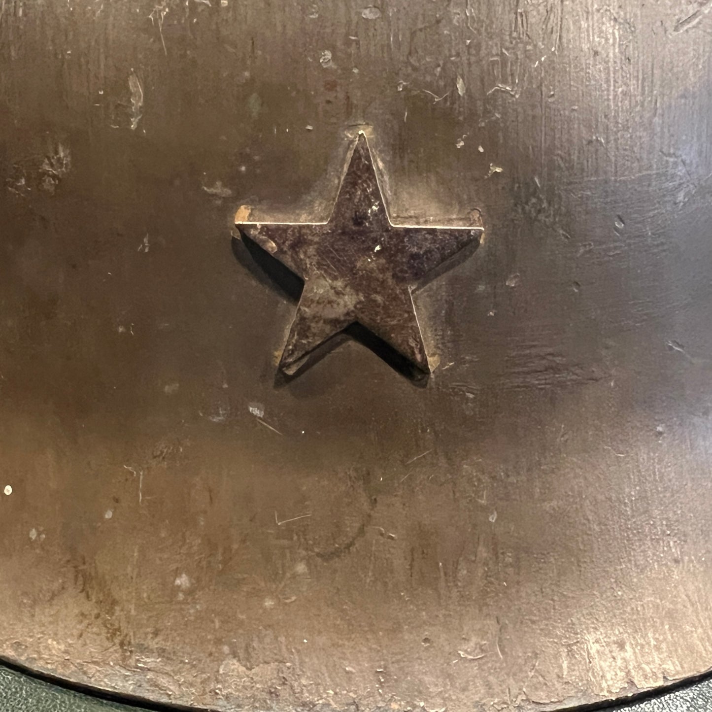 WW2 Imperial Japanese Army Type 90 Helmet — Showa 14 (1939), Matsushita Marked