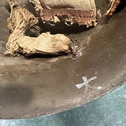 WW2 Imperial Japanese Army Type 90 Helmet — Showa 14 (1939), Matsushita Marked