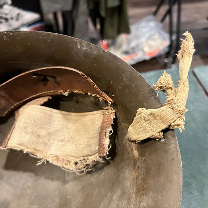 WW2 Imperial Japanese Army Type 90 Helmet — Showa 14 (1939), Matsushita Marked