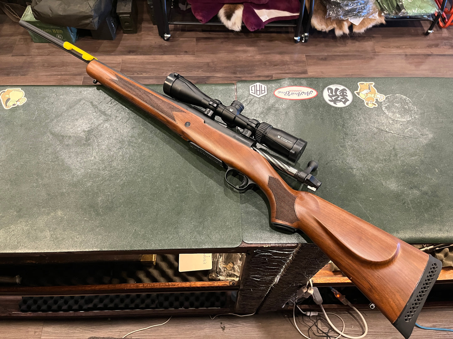 Mossberg Patriot Walnut Bolt-Action Rifle Package – .308 Win w/ Vortex Crossfire II Scope – Mint Condition