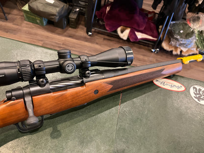 Mossberg Patriot Walnut Bolt-Action Rifle Package – .308 Win w/ Vortex Crossfire II Scope – Mint Condition