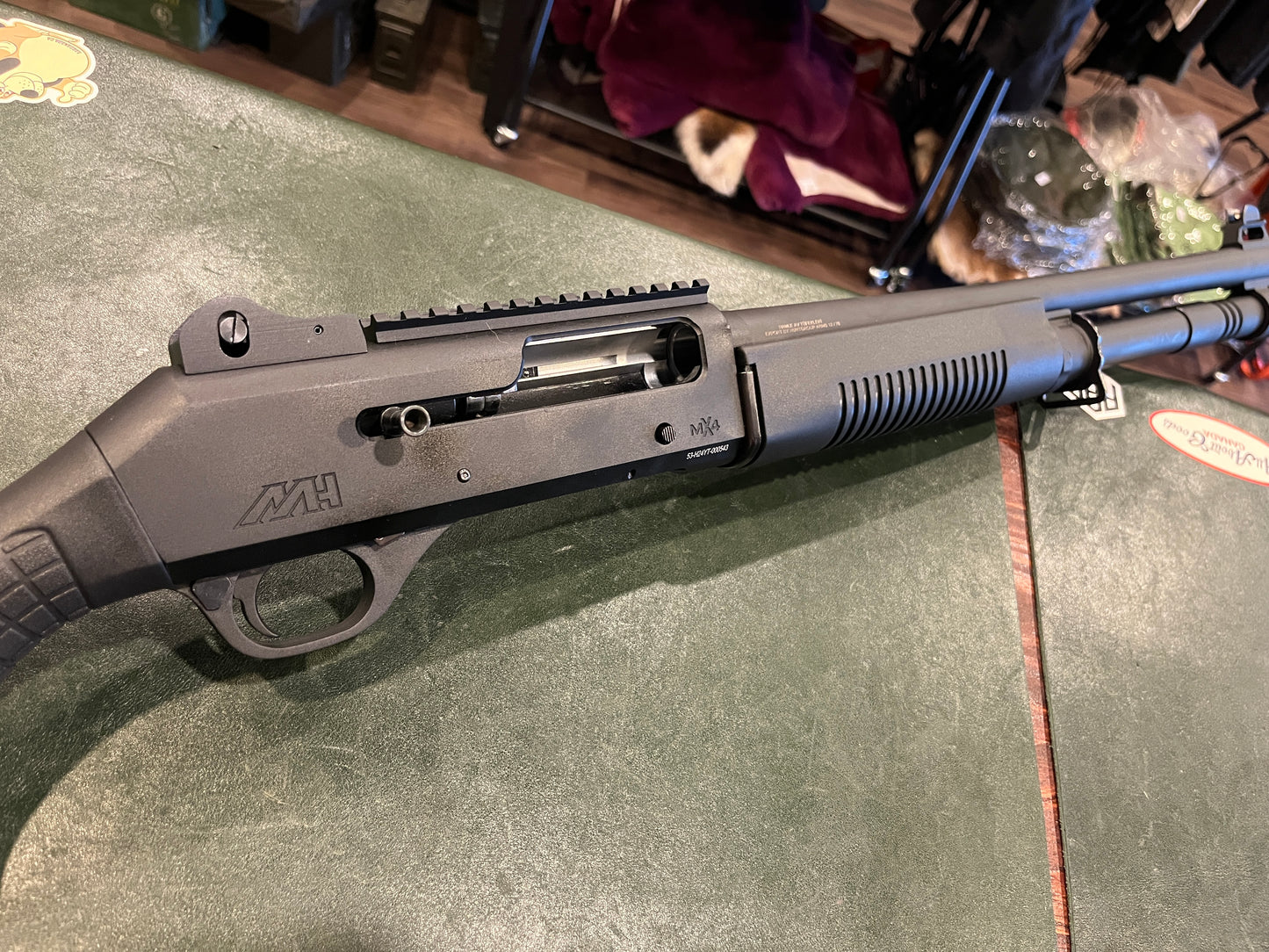Hunt Group MX4 Semi-Automatic Tactical Shotgun – 12 Gauge – Never Fired – w/ Factory Hard Case & Accessories