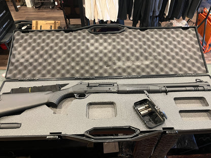 Hunt Group MX4 Semi-Automatic Tactical Shotgun – 12 Gauge – Never Fired – w/ Factory Hard Case & Accessories