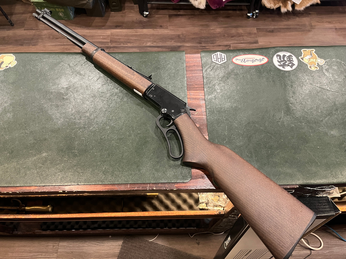 CHIAPPA LA322 TAKE-DOWN LEVER ACTION .22 LR – 18.5" BARREL – ORIGINAL BOX – NEAR NEW CONDITION
