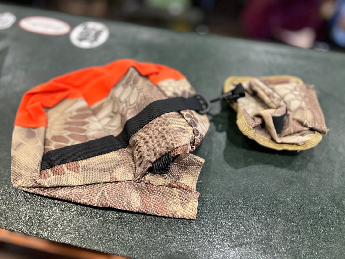 Portable Front & Rear Shooting Rest Bags – Unfilled Rifle Support Set for Hunting and Target Practice