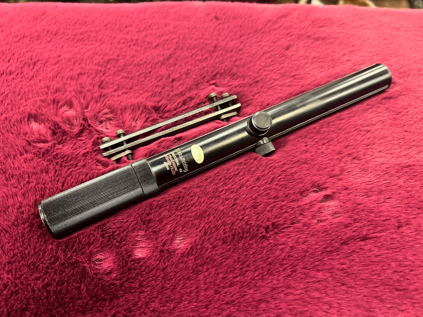 Nikko Stirling Universal 4× Long-Tube Scope — Fits .22 Dovetail Rails (3/8") Made in Japan