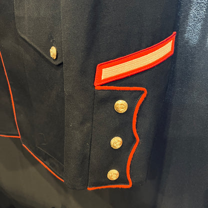 U.S. Marine Corps USMC Dress Blue Sergeant Coat – Size 41S