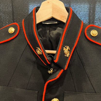 U.S. Marine Corps USMC Dress Blue Sergeant Coat – Size 41S