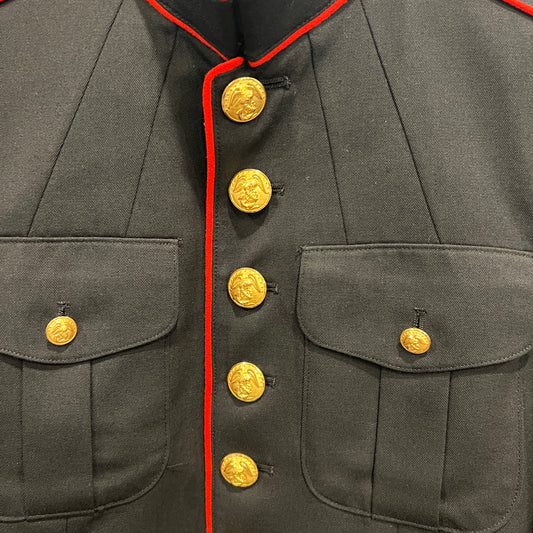 U.S. Marine Corps USMC Dress Blue Coat – Size 37L