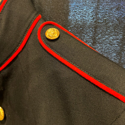 U.S. Marine Corps USMC Dress Blue Coat – Size 37L