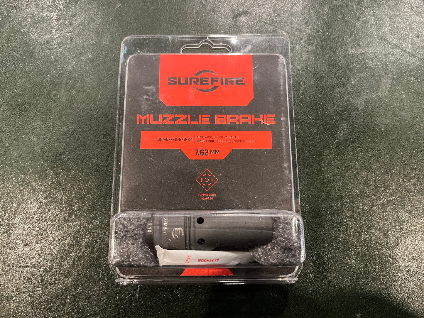SureFire SFMB-762-5/8-24 Muzzle Brake – 7.62mm Suppressor Adapter, New in Package