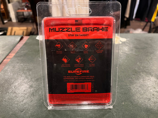 SureFire SFMB-762-5/8-24 Muzzle Brake – 7.62mm Suppressor Adapter, New in Package