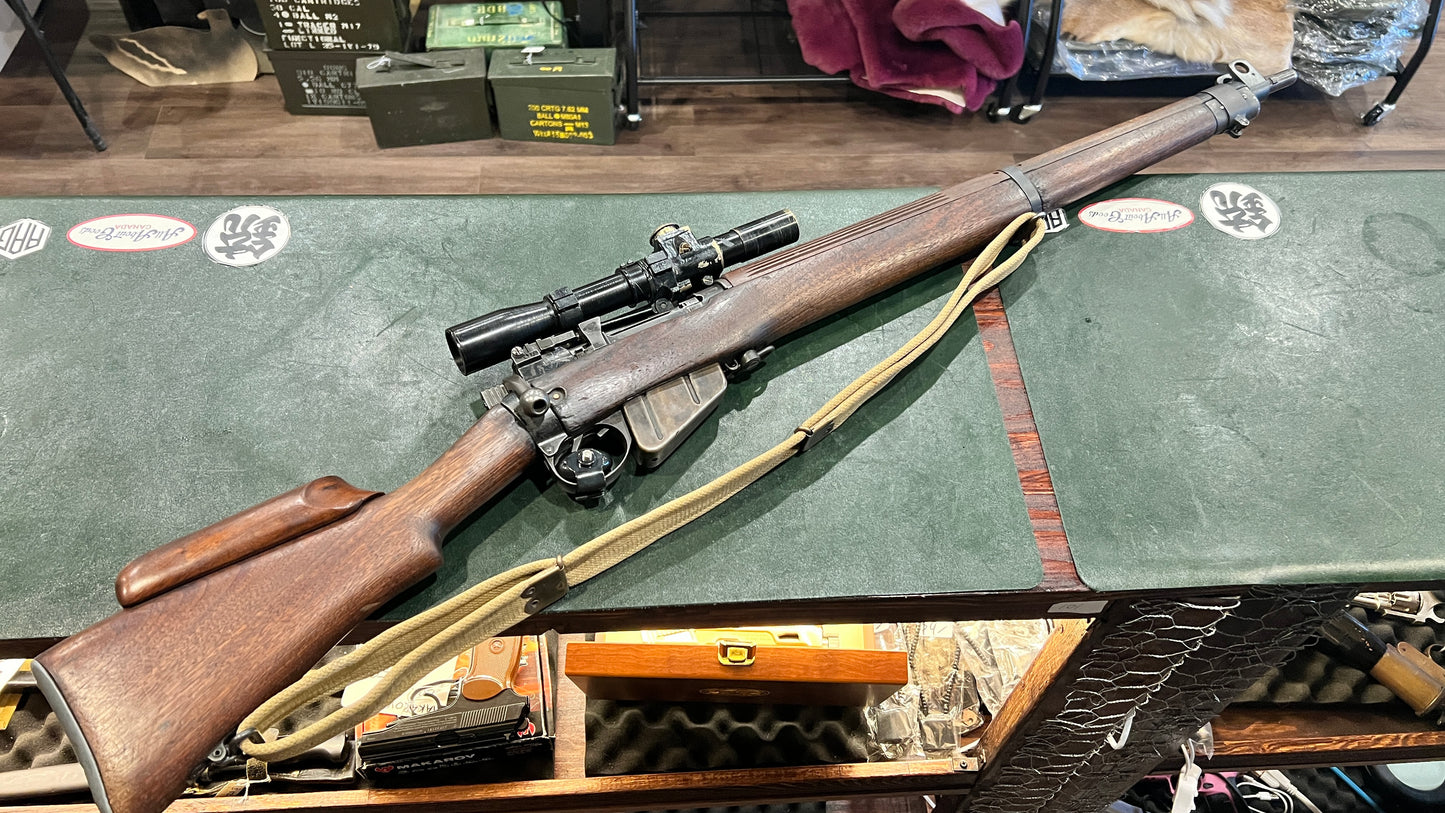 Lee-Enfield No.4 Mk I FTR Rifle with RFI Sniper Scope Set – No.32 Mk3 Pattern Optic & Mount