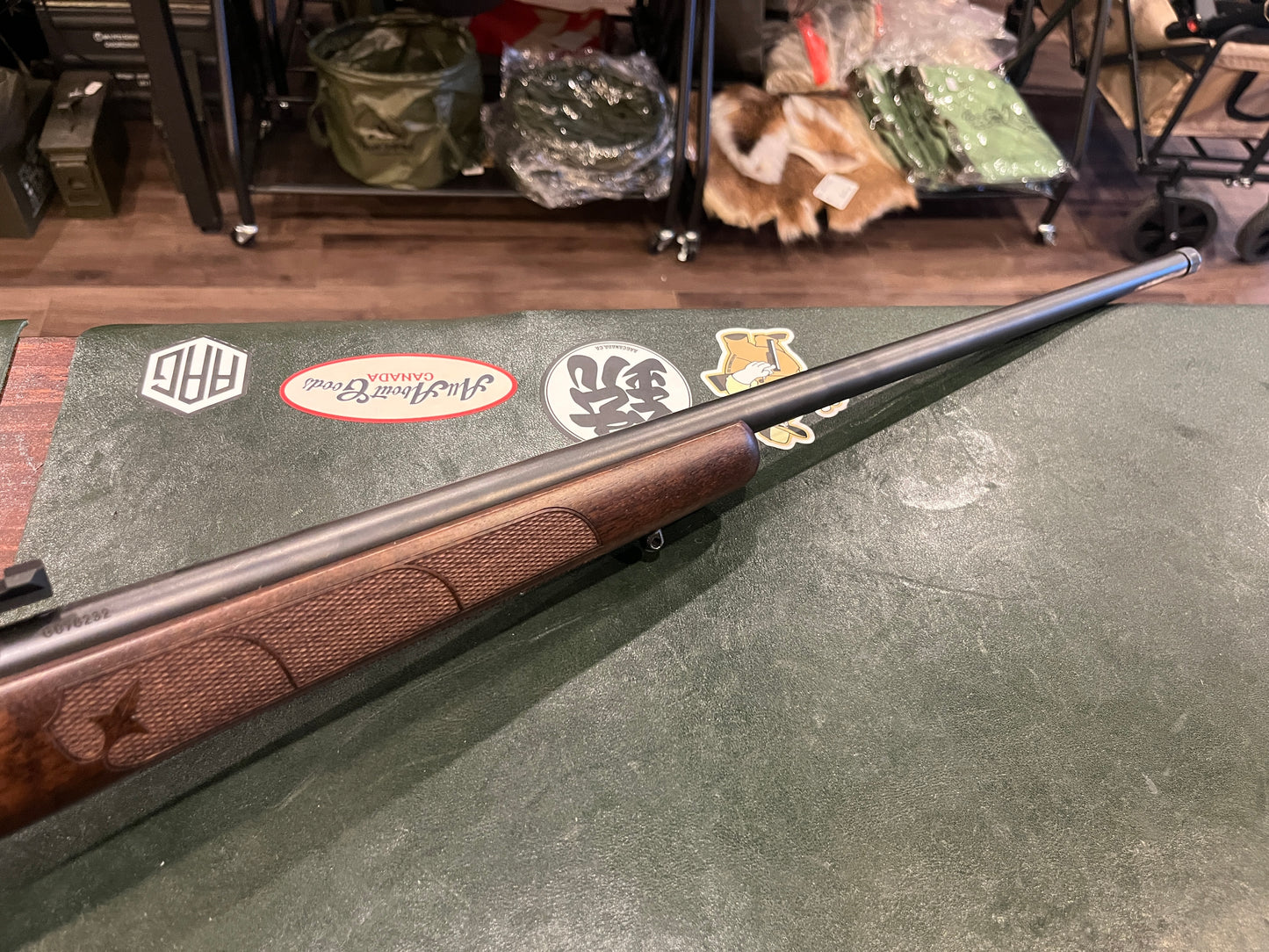 CZ 457 American .22 WMR Bolt-Action Rifle | Walnut Stock | MDT 20 MOA Rail | Original Box